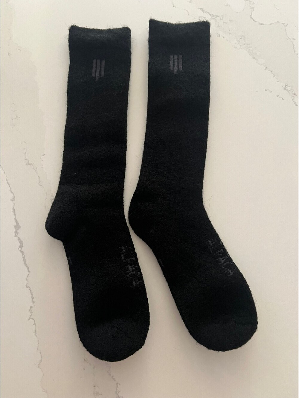 NEW Juclise Alpaca Wool Crew Socks 2-Pair Pack Thermal Boot Hiking - Large